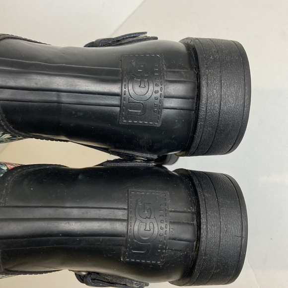 UGG Sivada Strawberry Thief Liberty Print Rain Boot 7 Wellies Collab Winter Cozy - Picture 7 of 16